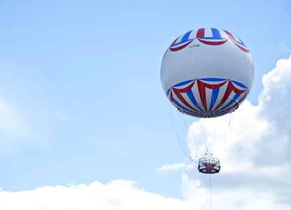 Bournemouth Balloon flying high